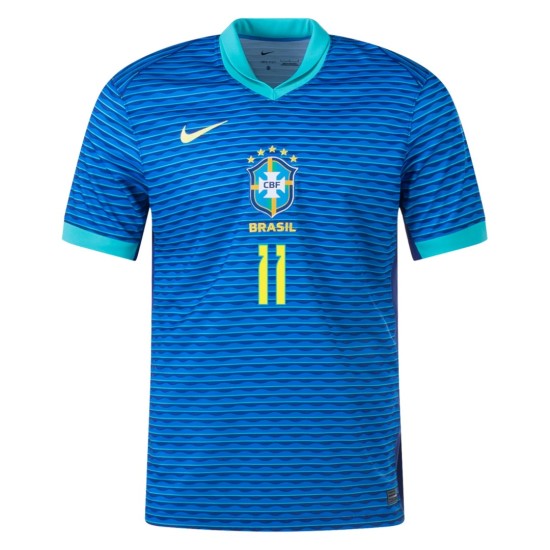 RAPHINHA 11 Brazil Away Jersey Copa America 2024