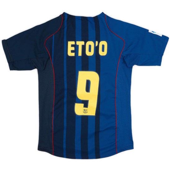ETO\'O #9 Retro Barcelona Away Jersey 2004/05