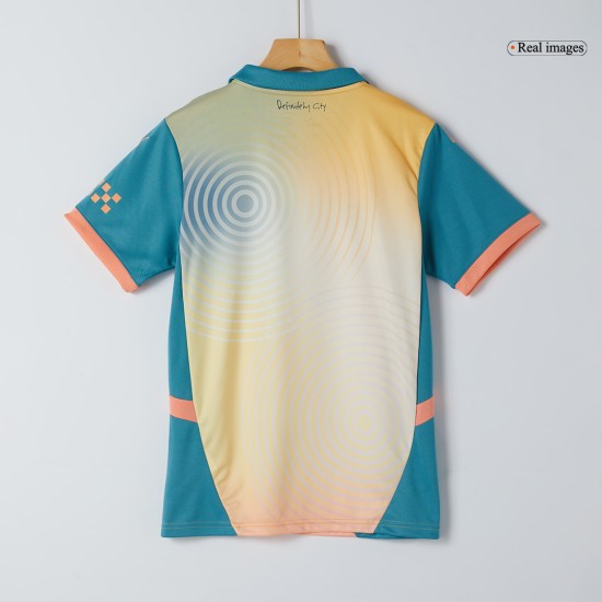 Manchester City Fourth \'Definitely City\' Jersey Kit 2024/25