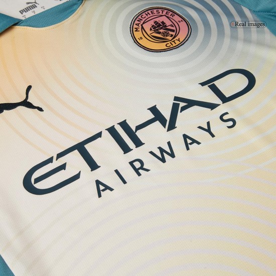 Manchester City Fourth \'Definitely City\' Jersey Kit 2024/25