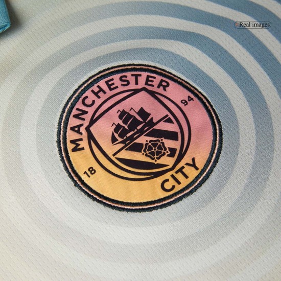 Manchester City Fourth \'Definitely City\' Jersey Kit 2024/25
