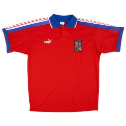 Nedved #4 Retro Czech Republic Home Jersey 1996/98