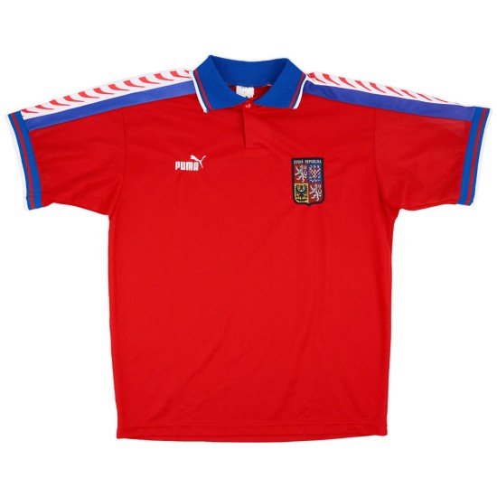 Poborsky #8 Czech Republic Home Jersey 1996/98