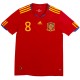 XAVI #8 Retro Spain Home Jersey 2010