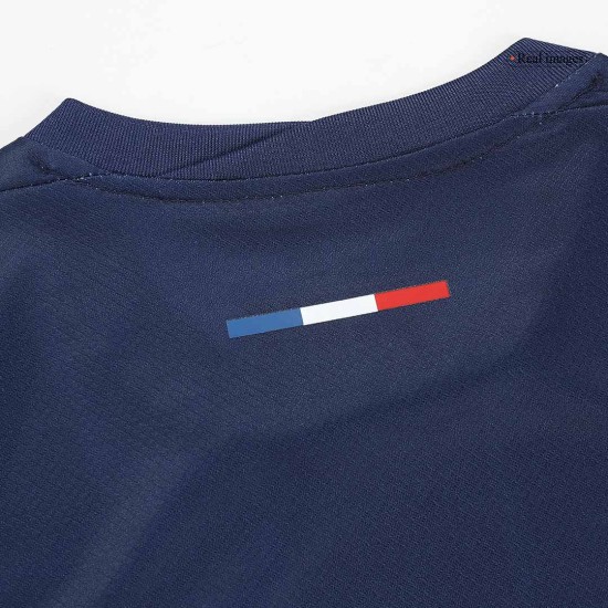 KVARATSKHELIA 7 Kids PSG Home Jersey Kit 2024/25