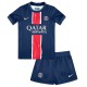 KVARATSKHELIA #7 Kids PSG Home Jersey Kit 2024/25