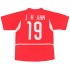 J H AHN #19 Retro South Korea Home Jersey 2002