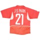 J S PARK #21 Retro South Korea Home Jersey 2002
