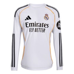 Real Madrid Home Long Sleeve Jersey 2025/26