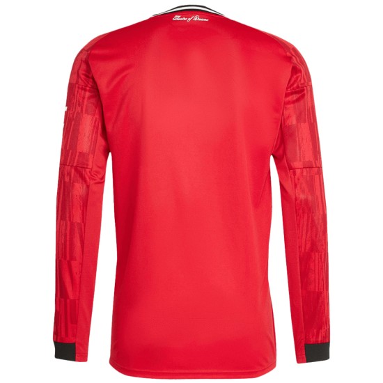 Manchester United Home Long Sleeve Jersey 2025/26