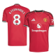 B.FERNANDES 8 Manchester United Home Jersey 2025/26- [Super Replica]