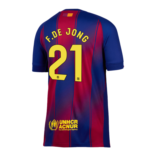 F.DE JONG 21 Barcelona Home Jersey 2025/26 - [Super Replica]