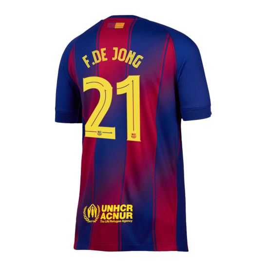 F.DE JONG 21 Barcelona Home Jersey 2025/26 - UCL [Super Replica]