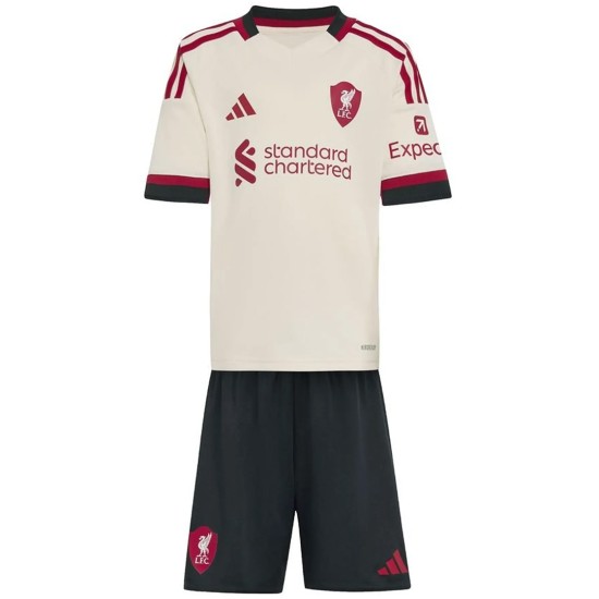 Kids Liverpool Away Jersey Kit 2025/26