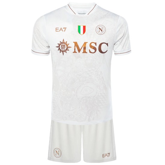 Kids Napoli Away Jersey Kit 2025/26