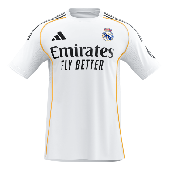 Real Madrid Home Jersey Full Kit 2025/26