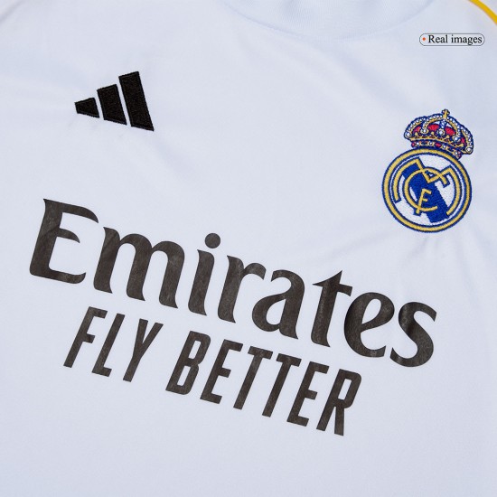 Kids Real Madrid Home Jersey Full Kit 2025/26