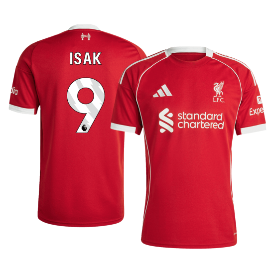 ISAK 9 Liverpool Home Jersey 2025/26