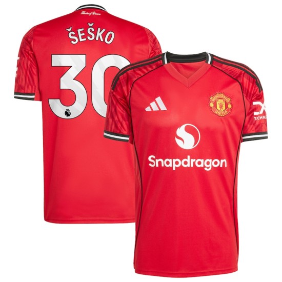 ŠEŠKO 30 Manchester United Home Jersey 2025/26 - [Super Replica]