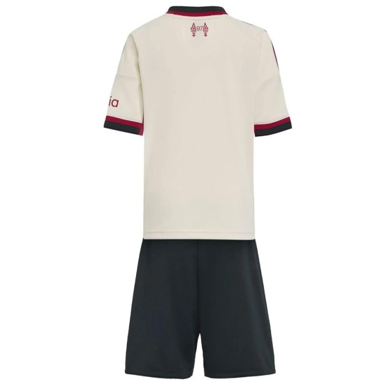 Kids Liverpool Away Jersey Full Kit 2025/26