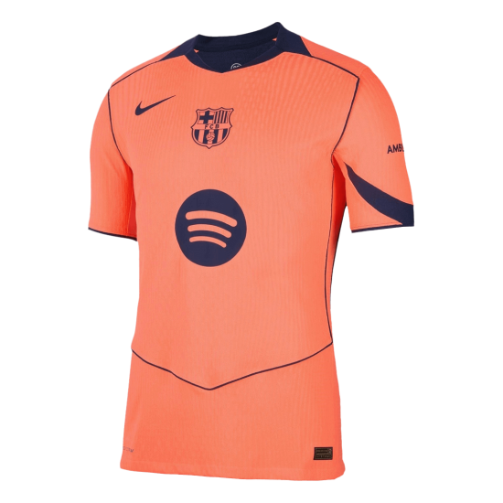 GAVI 6 Barcelona Third Match Jersey Player Version 2025/26 - UCL