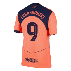 LEWANDOWSKI 9 Barcelona Third Match Jersey Player Version 2025/26 - UCL