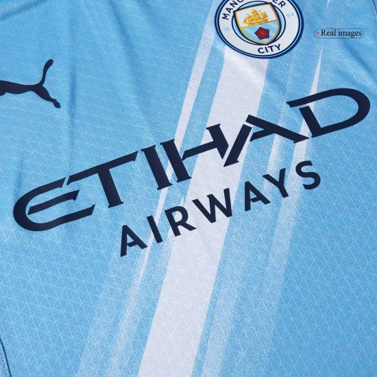 REIJNDERS 4 Manchester City Home Match Jersey Player Version 2025/26