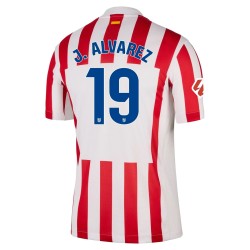 J.ALVAREZ 19 Atletico Madrid Home Jersey 2025/26