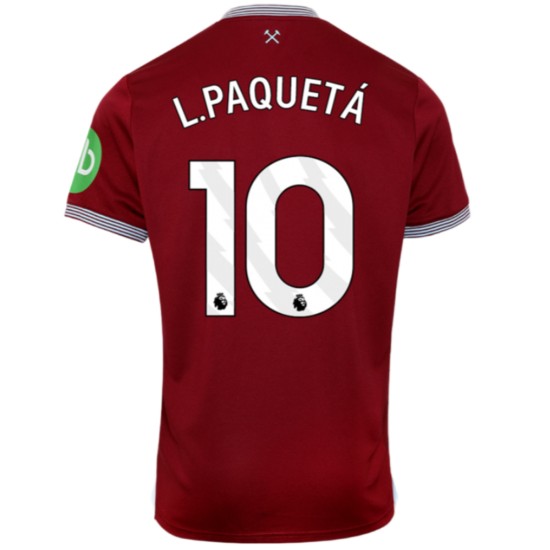 L.PAQUETÁ 10 West Ham United Home Jersey 2025/26