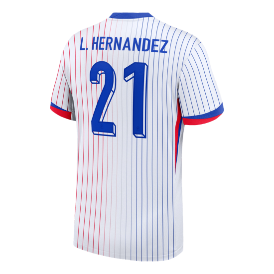 L.HERNANDEZ 21 France Away Jersey 2024