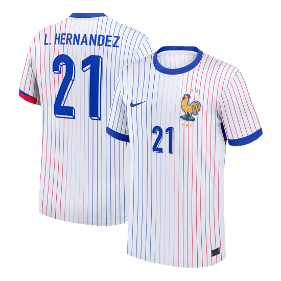 L.HERNANDEZ 21 France Away Jersey 2024
