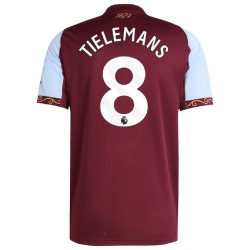 TIELEMANS 8 Aston Villa Home Jersey 2025/26