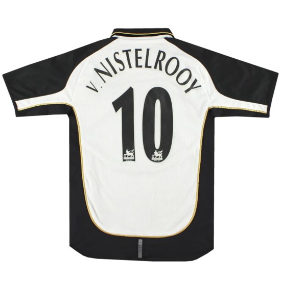 v.NISTELROOY 10 Retro Manchester United Centenary Away Jersey 2001/02