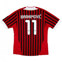 Ibrahimović 11 Retro AC Milan Home Jersey 2011/12