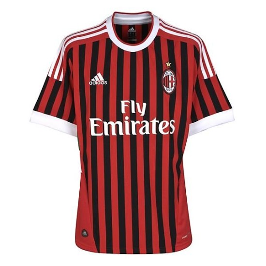 Ibrahimović 11 Retro AC Milan Home Jersey 2011/12