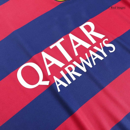 SUÁREZ 9 Retro Barcelona Home Jersey 2015/16