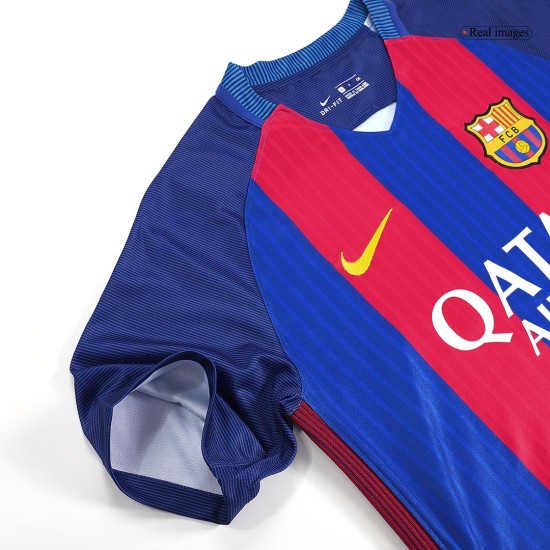 SUÁREZ 9 Retro Barcelona Home Jersey 2016/17