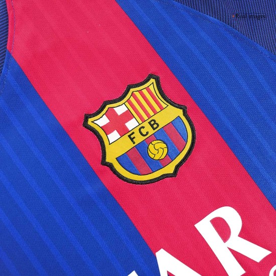 SUÁREZ 9 Retro Barcelona Home Jersey 2016/17