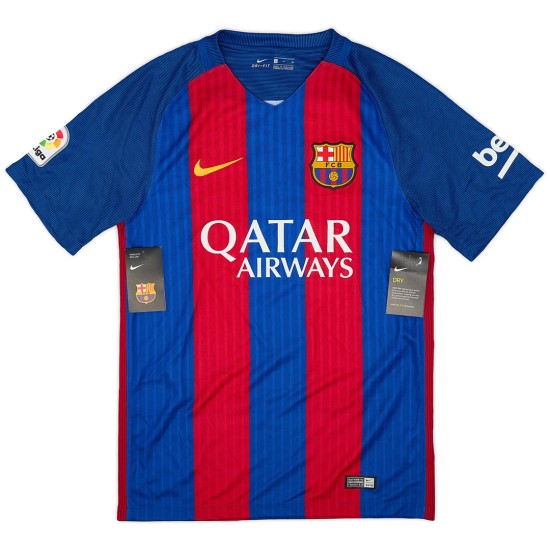 SUÁREZ 9 Retro Barcelona Home Jersey 2016/17
