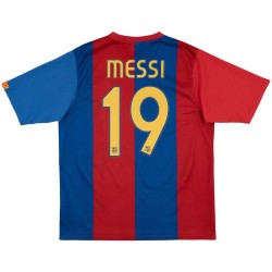 MESSI 19 Retro Barcelona Home Jersey 2006/07