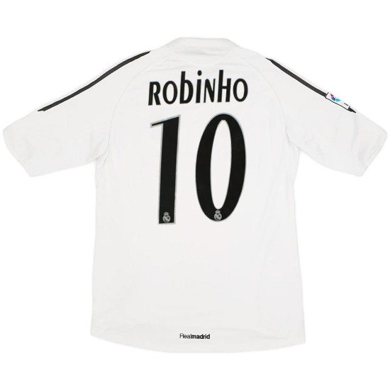 Robinho 10 Retro Real Madrid Home Jersey 2005/06
