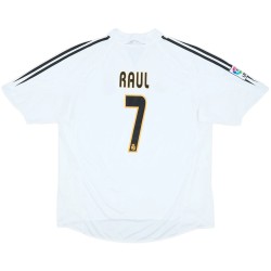 Raúl 7 Retro Real Madrid Home Jersey 2004/05