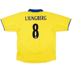 Ljungberg 8 Retro Arsenal Away Jersey 2003/04