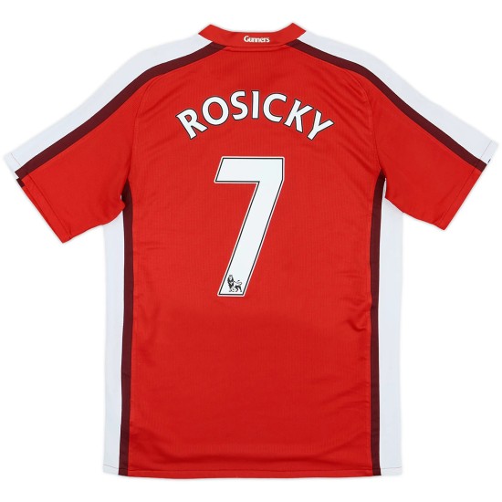 Rosicky 7 Retro Arsenal Home Jersey 2008/10