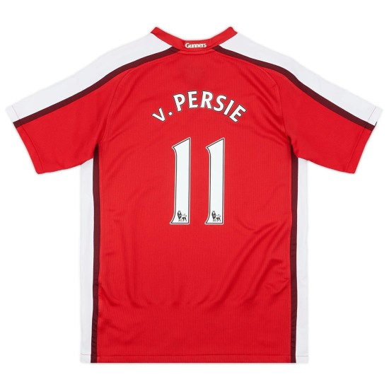 v.Persie 11 Retro Arsenal Home Jersey 2008/10