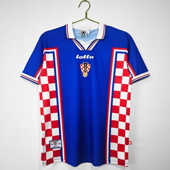Šuker 9 Retro Croatia Away Jersey World Cup 1998