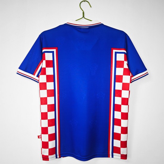 Šuker 9 Retro Croatia Away Jersey World Cup 1998