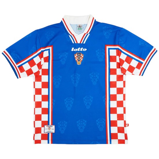 Šuker 9 Retro Croatia Away Jersey World Cup 1998