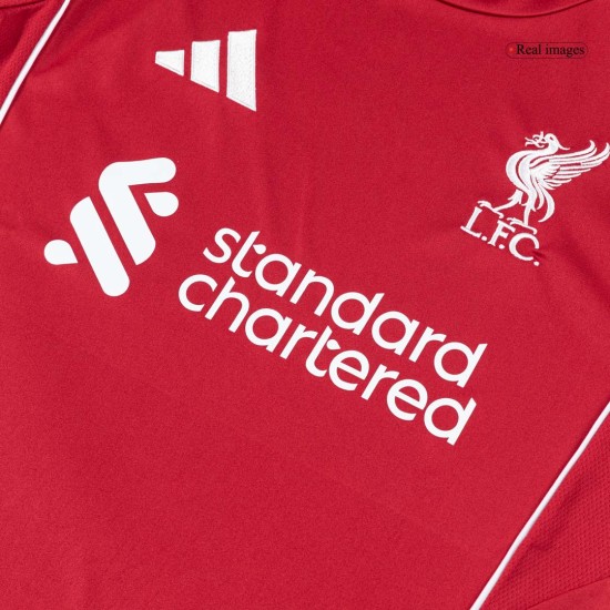 Liverpool Home Jersey Full Kit 2025/26