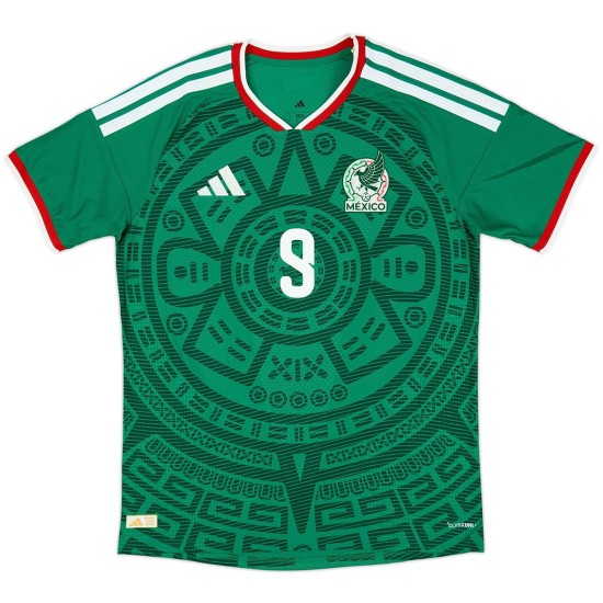 Raúl 9 Mexico Home Match Jersey Player Version World Cup 2026